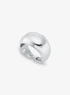Michael Kors Large Precious Metal-plated Brass Bubble Ear Cuff In Silver