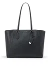 Michael Kors Taryn Structured Tote Bag In Black