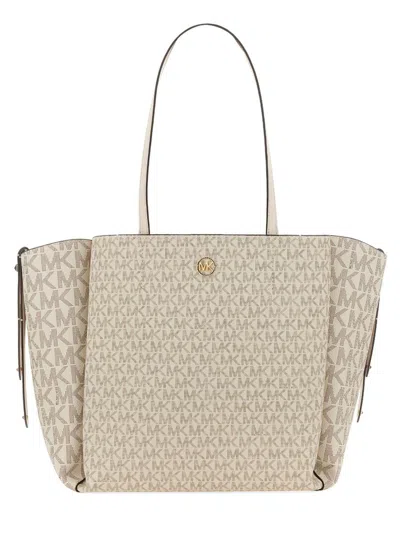 Michael Kors Large Tote Bag In White