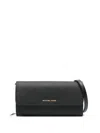Michael Kors Large Wallet On Chain In Black