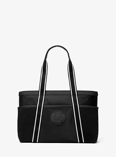 Michael Kors Lautner Nylon Tote Bag In Black