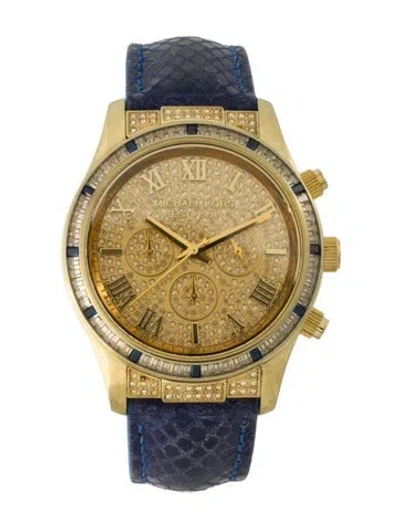 Pre-owned Michael Kors Layton Watch In Multi