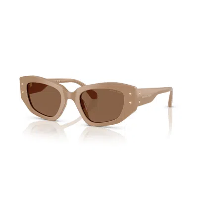 Michael Kors Le Praz Brown Cat Eye Ladies Sunglasses Mk2234b 355573 50