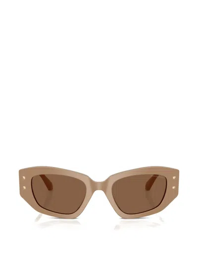 Michael Kors Le Praz Geometric-frame Sunglasses In Neutral