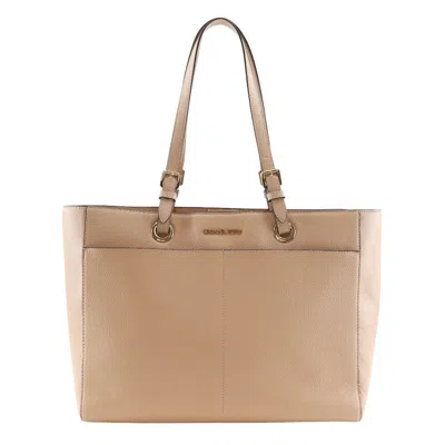 Michael Kors Leather 2way Tote Bag In Neutral