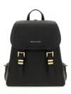 Michael Kors Backpack Leather Adjustable Straps Front Flap Top Handle