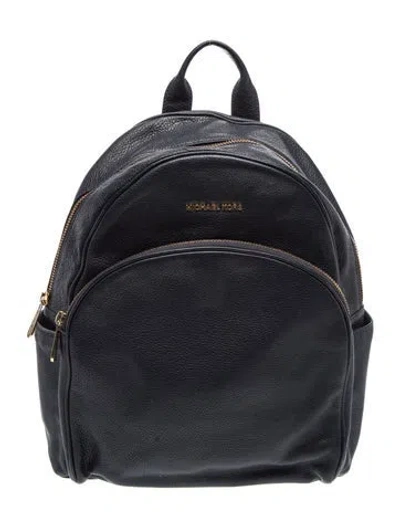 Pre-owned Michael Kors Leather Backpack In Blue