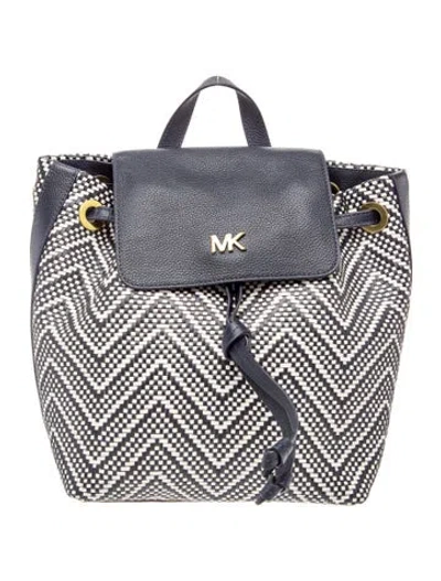 Pre-owned Michael Kors Leather Backpack In Multicolor