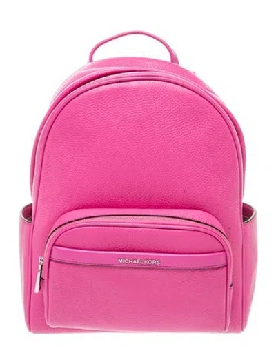 Pre-owned Michael Kors Leather Backpack In Pink