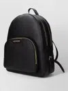 Michael Kors Leather Backpack Textured Finish Front Pocket