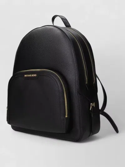 Michael Kors Leather Backpack Textured Finish Front Pocket