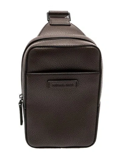 Pre-owned Michael Kors Leather Backpack W/ Tags In Brown