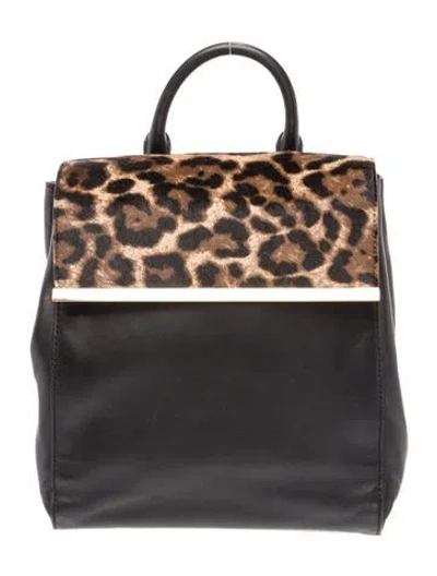 Pre-owned Michael Kors Leather Backpack In White