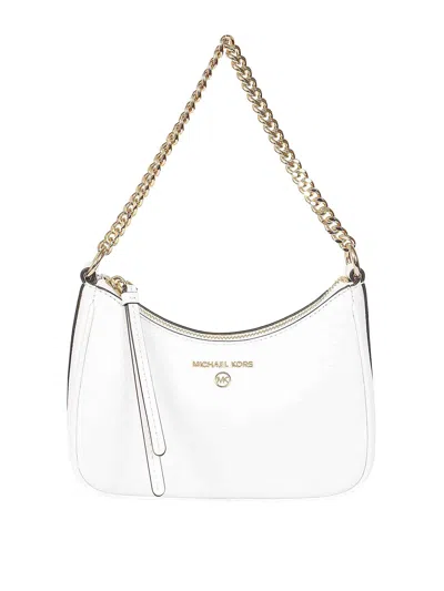 Michael Kors Leather Bag In White