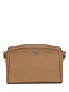 Michael Kors Leather Bag In Beige