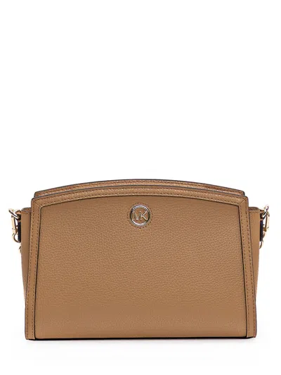Michael Kors Leather Bag In Beige