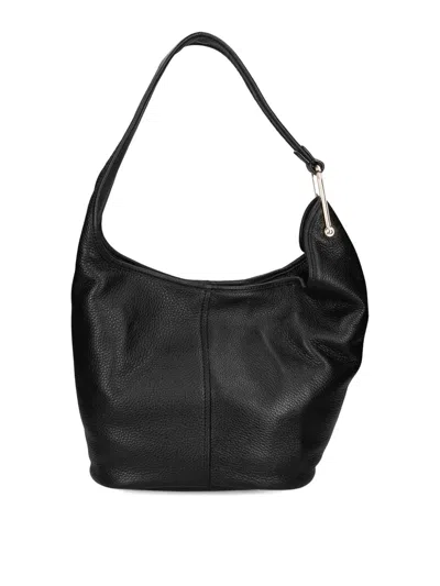 Michael Kors Sony Magnetic Fastened Medium Shoulder Bag In Black