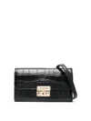 Michael Kors Leather Bag In Black