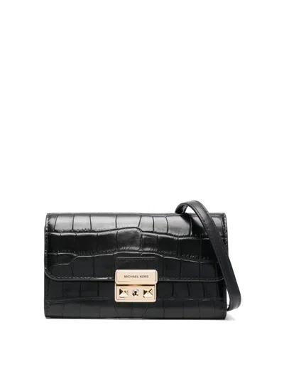 Michael Kors Leather Bag In Black