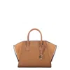 Michael Kors Leather Bag In Brown