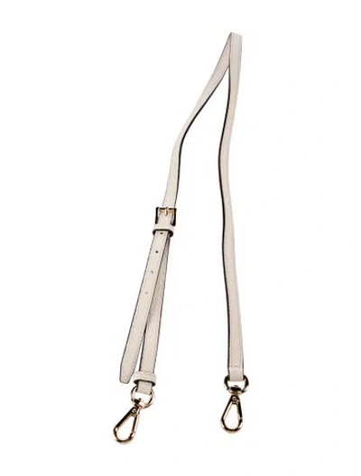 Pre-owned Michael Kors Leather Bag Strap In Neutral