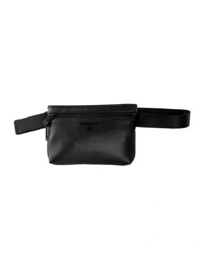 Pre-owned Michael Kors Leather Belt Bag In Black