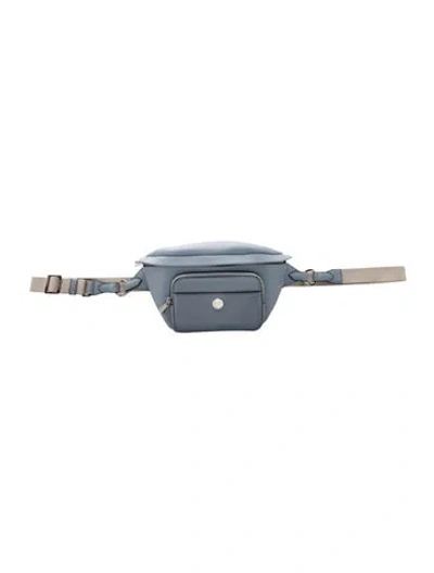 Pre-owned Michael Kors Leather Belt Bag In Blue