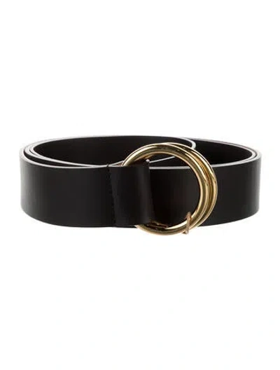 Pre-owned Michael Kors Leather Belt In Black