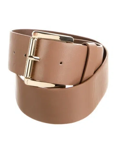 Pre-owned Michael Kors Leather Belt In Brown