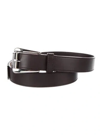 Pre-owned Michael Kors Leather Belt In Brown