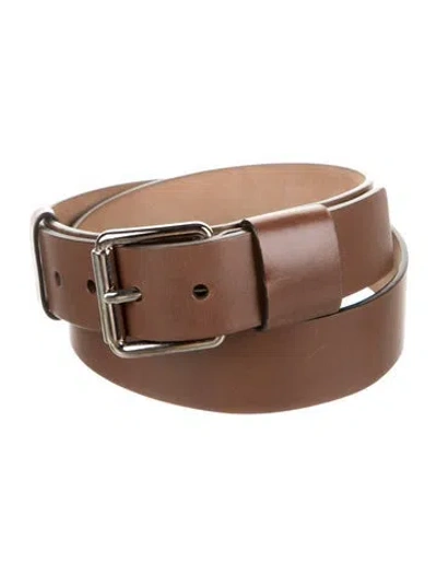 Pre-owned Michael Kors Leather Belt In Brown