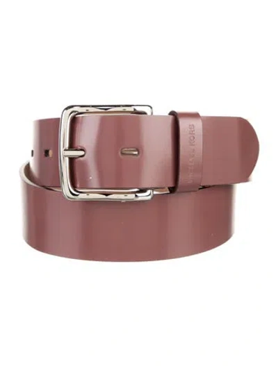 Pre-owned Michael Kors Leather Belt In Brown