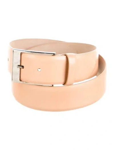 Pre-owned Michael Kors Leather Belt In Neutral