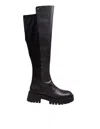 Michael Kors Leather Boot In Black