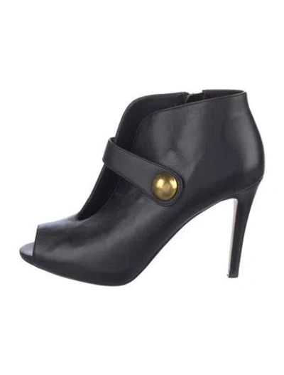 Pre-owned Michael Kors Leather Boots In Black