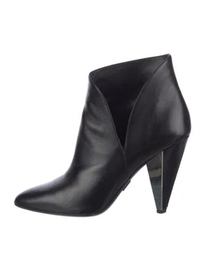 Pre-owned Michael Kors Leather Boots In Black