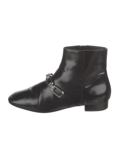 Pre-owned Michael Kors Leather Boots In Black