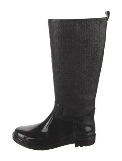 Pre-owned Michael Kors Leather Boots In Black