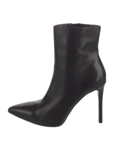 Pre-owned Michael Kors Leather Boots In Black