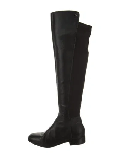 Pre-owned Michael Kors Leather Boots In Black