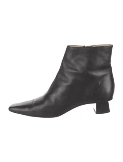 Pre-owned Michael Kors Leather Boots In Black