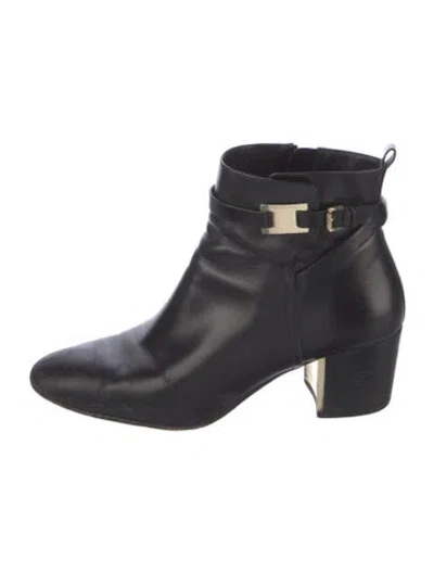 Pre-owned Michael Kors Leather Boots In Blue