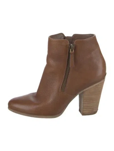 Pre-owned Michael Kors Leather Boots In Brown