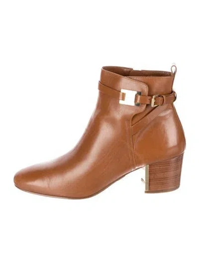 Pre-owned Michael Kors Leather Boots In Brown