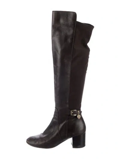 Pre-owned Michael Kors Leather Boots In Brown