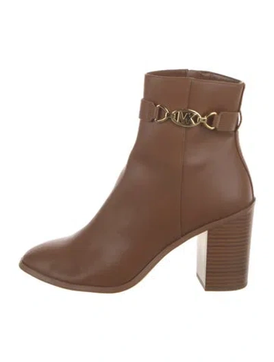 Pre-owned Michael Kors Leather Boots In Brown