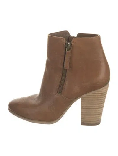 Pre-owned Michael Kors Leather Boots In Brown
