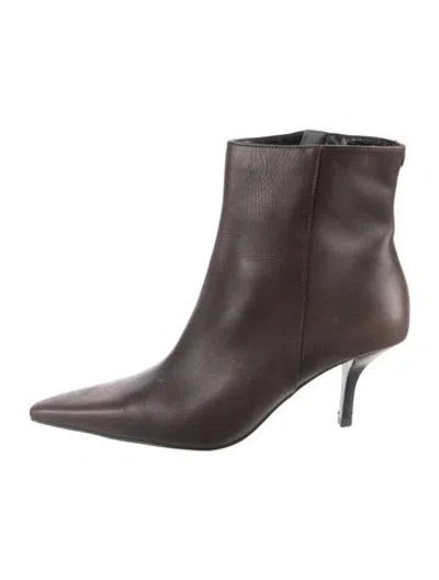 Pre-owned Michael Kors Leather Boots In Brown