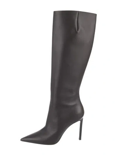 Pre-owned Michael Kors Leather Boots In Grey
