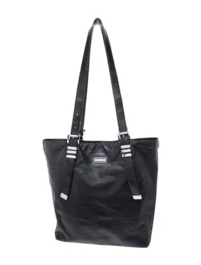 Pre-owned Michael Kors Leather Bucket Bag In Black
